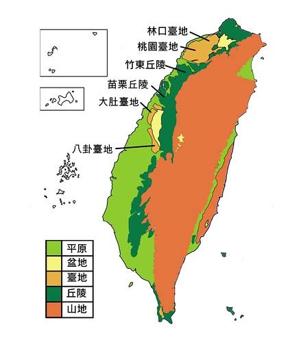 台灣丘陵有哪些|分類:台灣丘陵